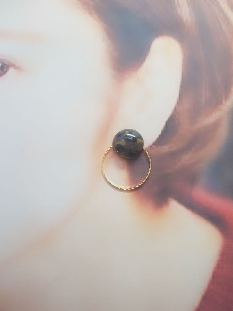 No.736   ヒョウ柄×リング