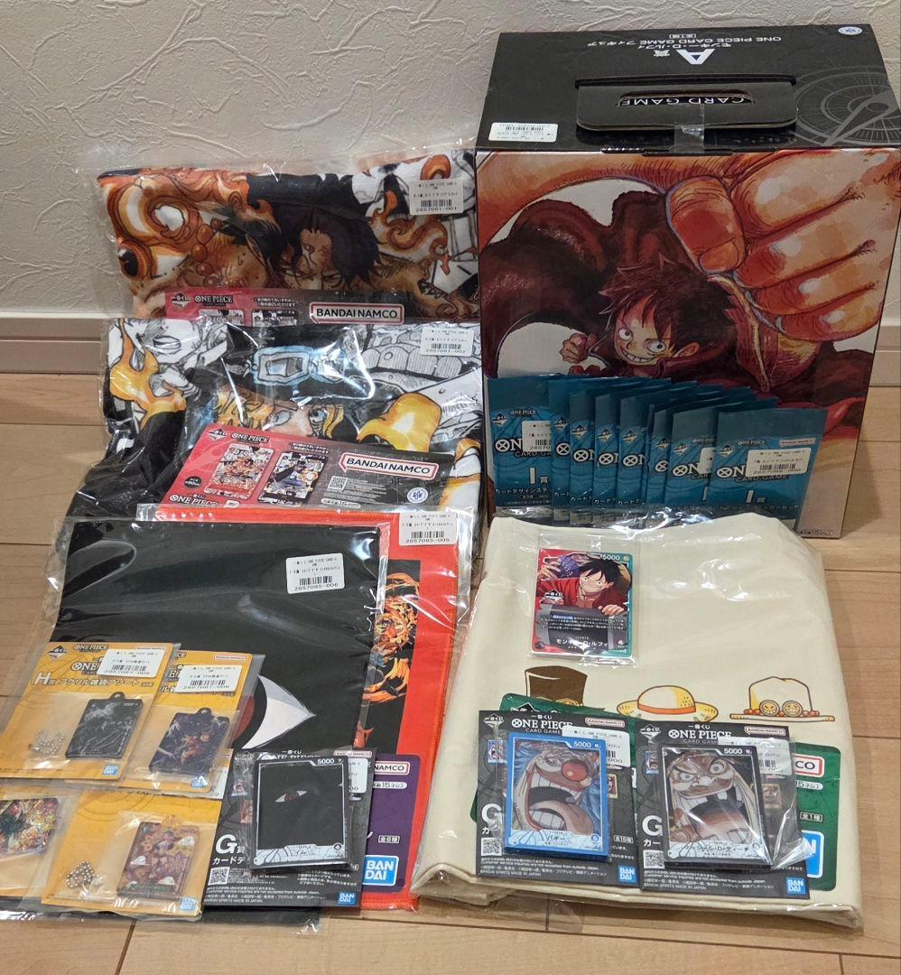 ケ*ン様 ワンピース カードゲーム 一番くじ ルフィ 　プロモカード 下位賞