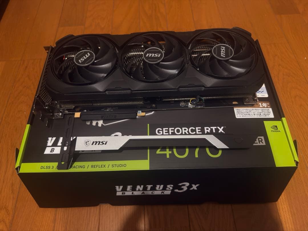 MSI GeForce RTX4070Ti Super 　「中古動作品」