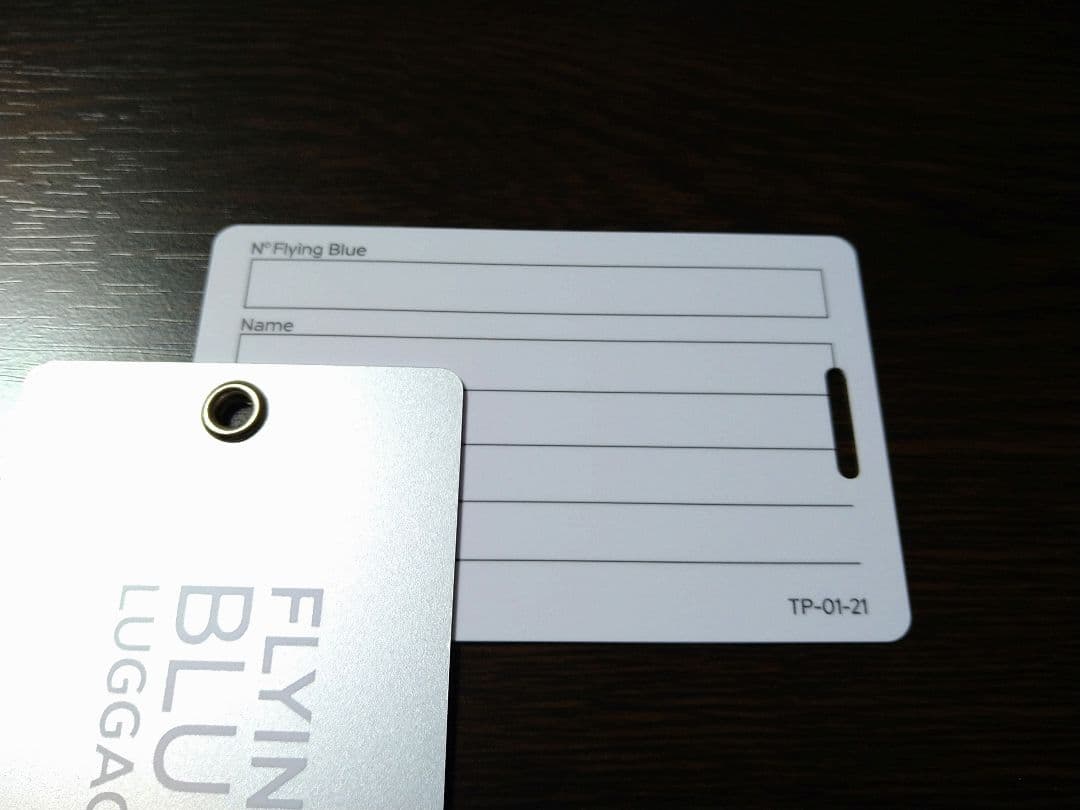 【非売品】新品未使用 エールフランス航空 プラチナ上級会員専用ネームタグ