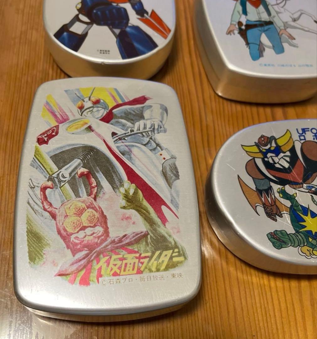 昭和レトロ　アルミ弁当　仮面ライダー　他　まとめ売り　4個セット