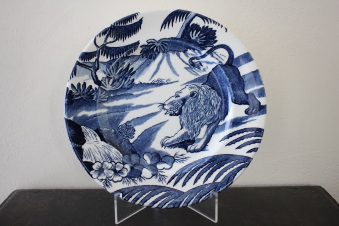 イギリス製　ティファニー×ジョンソンブラザーズ　２０cmプレート　飾り皿