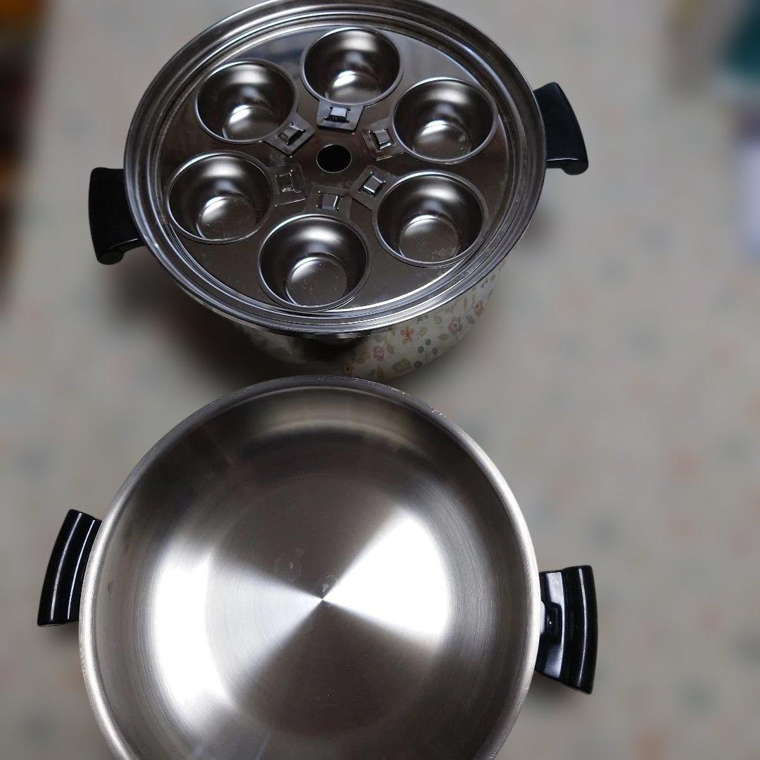 【Amway】ステンレス製 6穴蒸し器　鍋