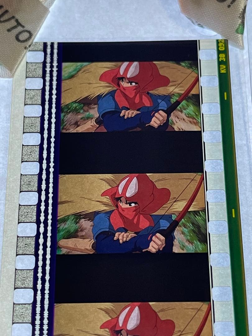 三鷹の森ジブリ美術館 フィルムブックマーカー 3枚セット　もののけ姫　52