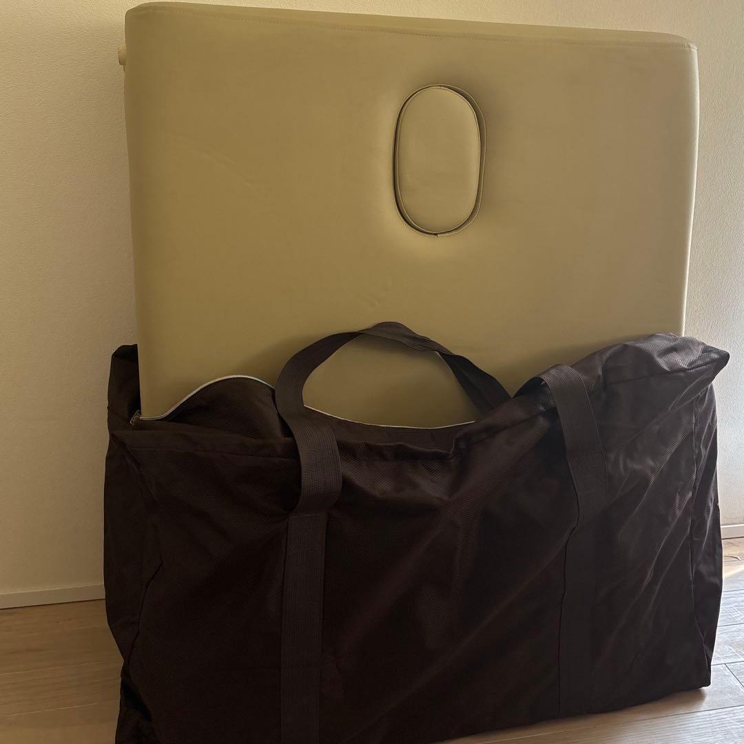 高級ワイド木製折りたたみベッド006WDX（ベージュ）