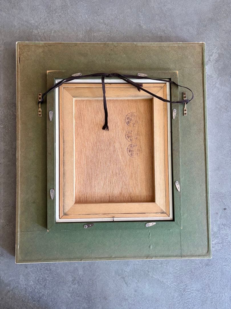 城景都 直筆原画 女性像1983 額装＋画集付