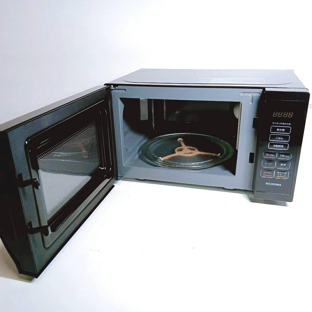 ①2025年製アイリスオーヤマPMB-T178-B簡単シンプル電子レンジ