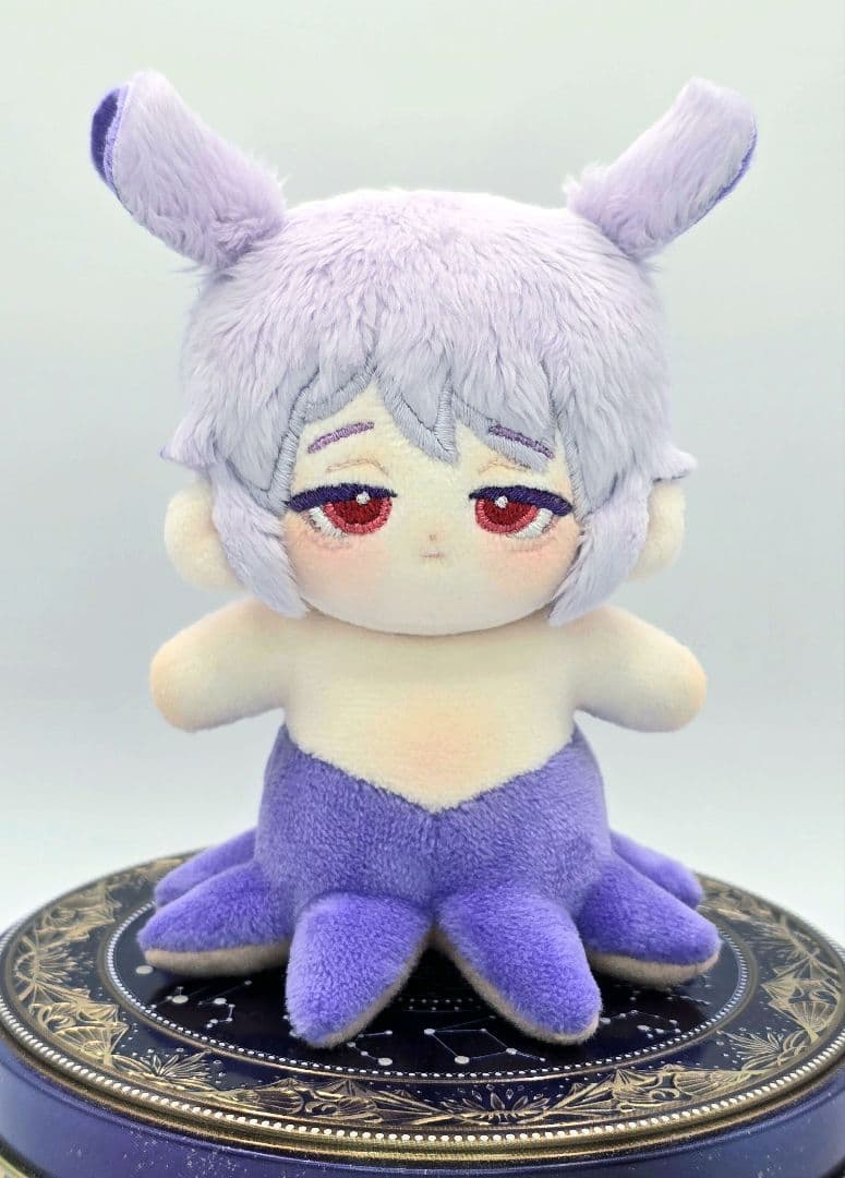 自作 無属性 ぬいぐるみ メンダコくん パープル 10cm