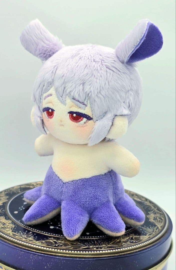 自作 無属性 ぬいぐるみ メンダコくん パープル 10cm