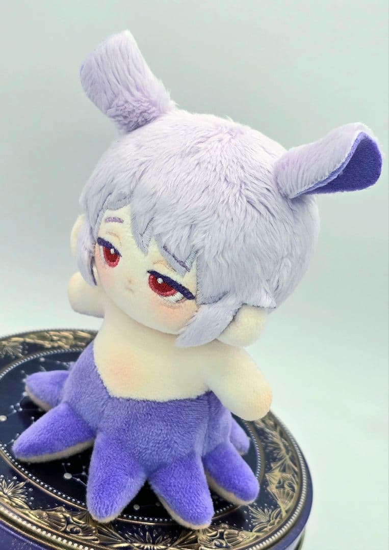 自作 無属性 ぬいぐるみ メンダコくん パープル 10cm