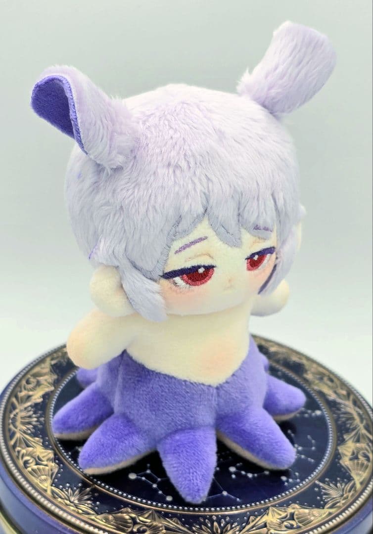 自作 無属性 ぬいぐるみ メンダコくん パープル 10cm