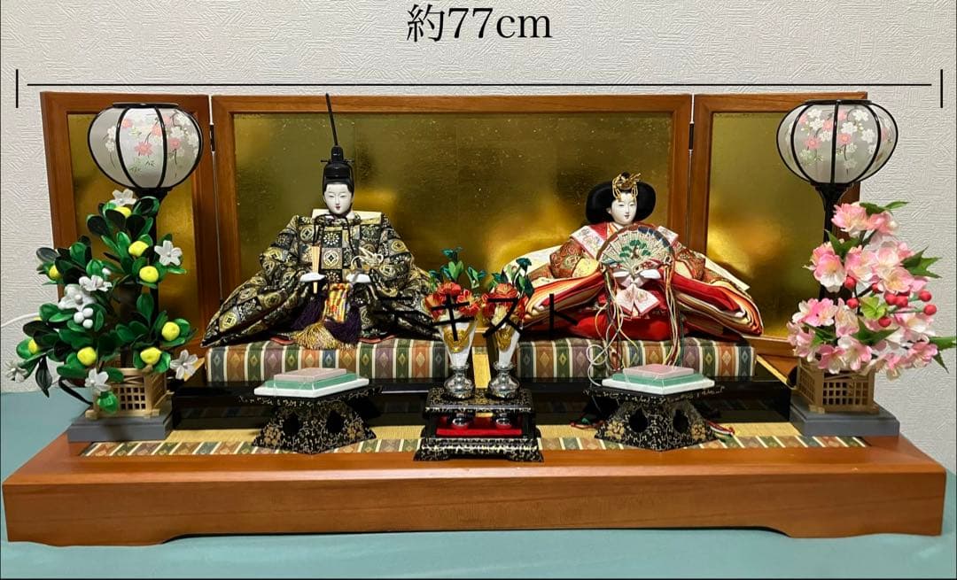 雛人形 西陣 小道具セット ひな祭り 雛道具 賀春雛