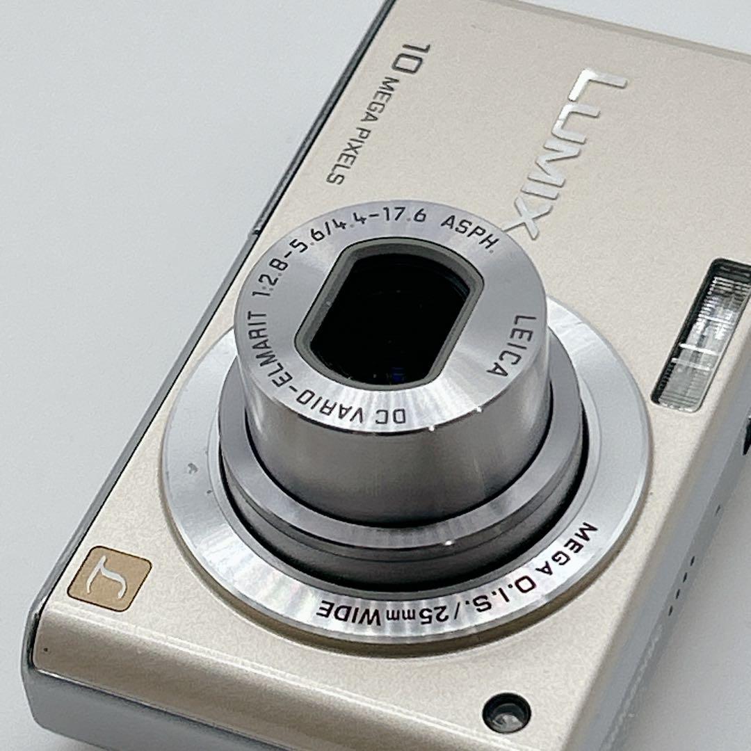 予備バッテリー付き Panasonic LUMIX DMC-FX35 ゴールド