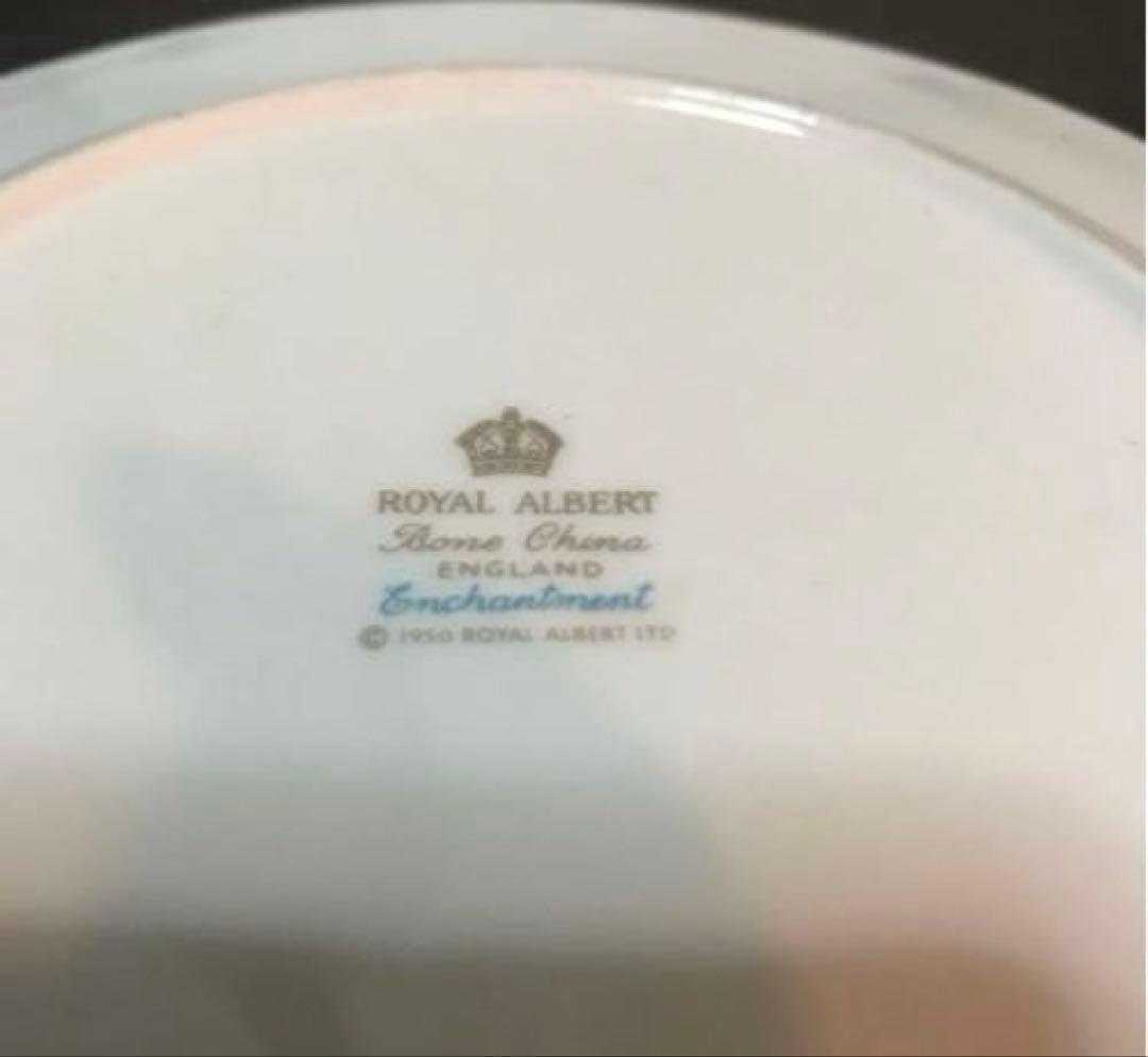 ロイヤルアルバート　エンチャントメント　プレート　ブルー　ローズ　3枚セット