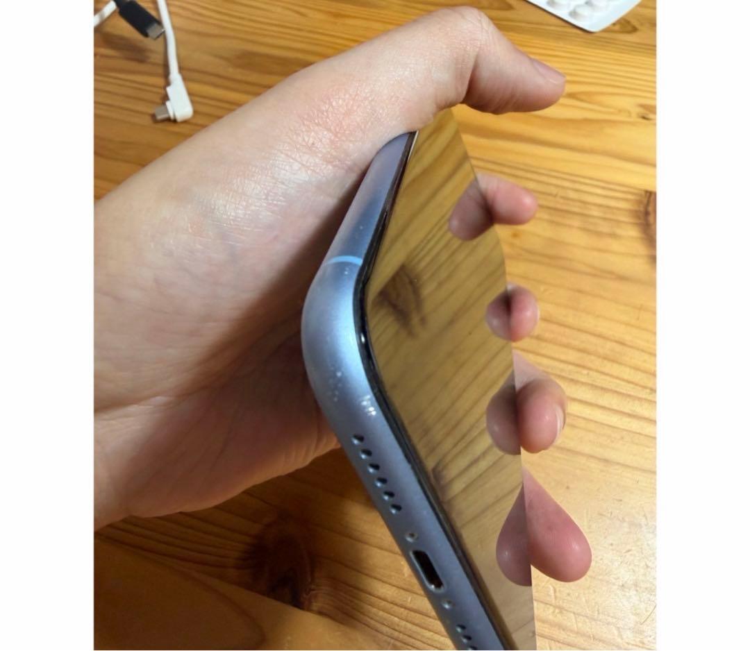 iPhone XR 64GB 本体 ブルー　純正バッテリー