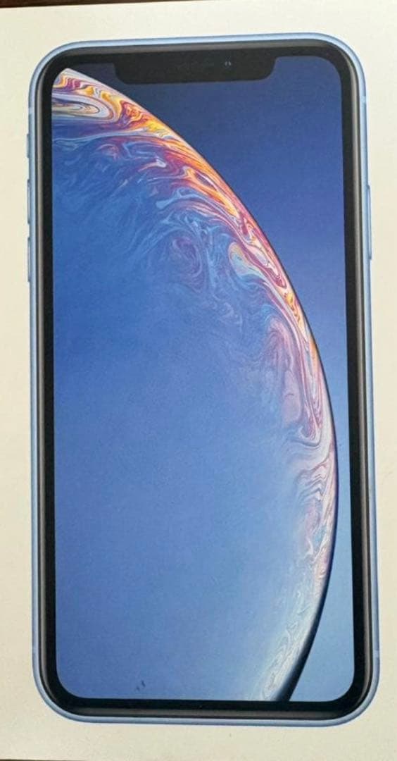 iPhone XR 64GB 本体 ブルー　純正バッテリー