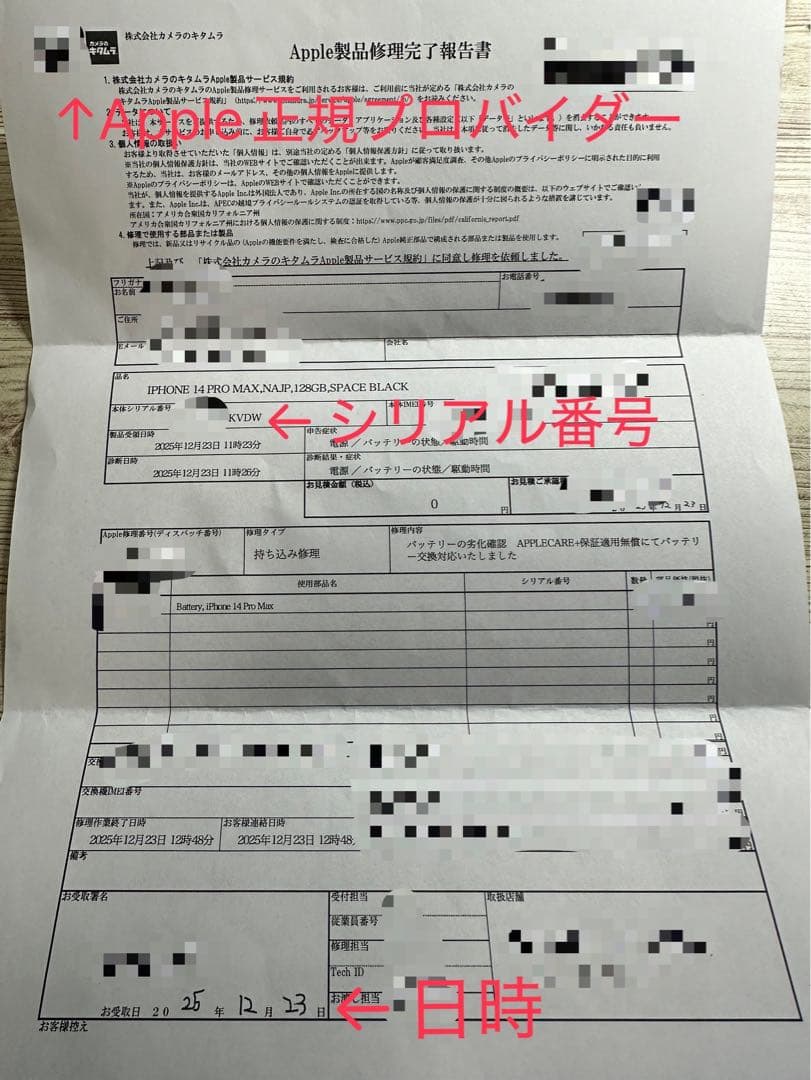 【美品】iPhone 14 PRO MAX 128GBスペースブラック　本体＋箱