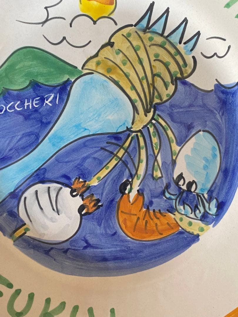 ブオンリコルド　イタリア製絵皿　2005 福井. 17