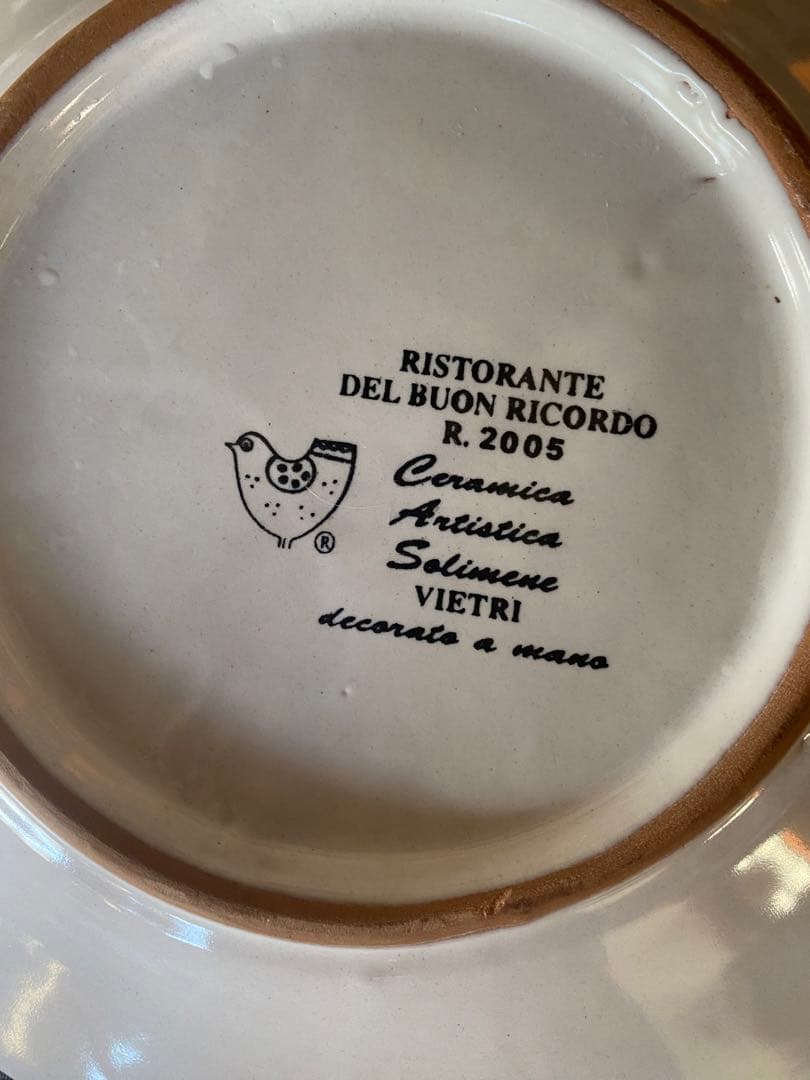 ブオンリコルド　イタリア製絵皿　2005 福井. 17