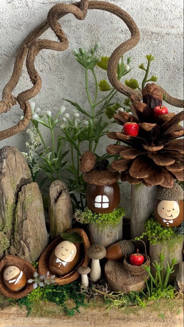 流木置物⭐︎大サイズ⭐︎どんぐりアート