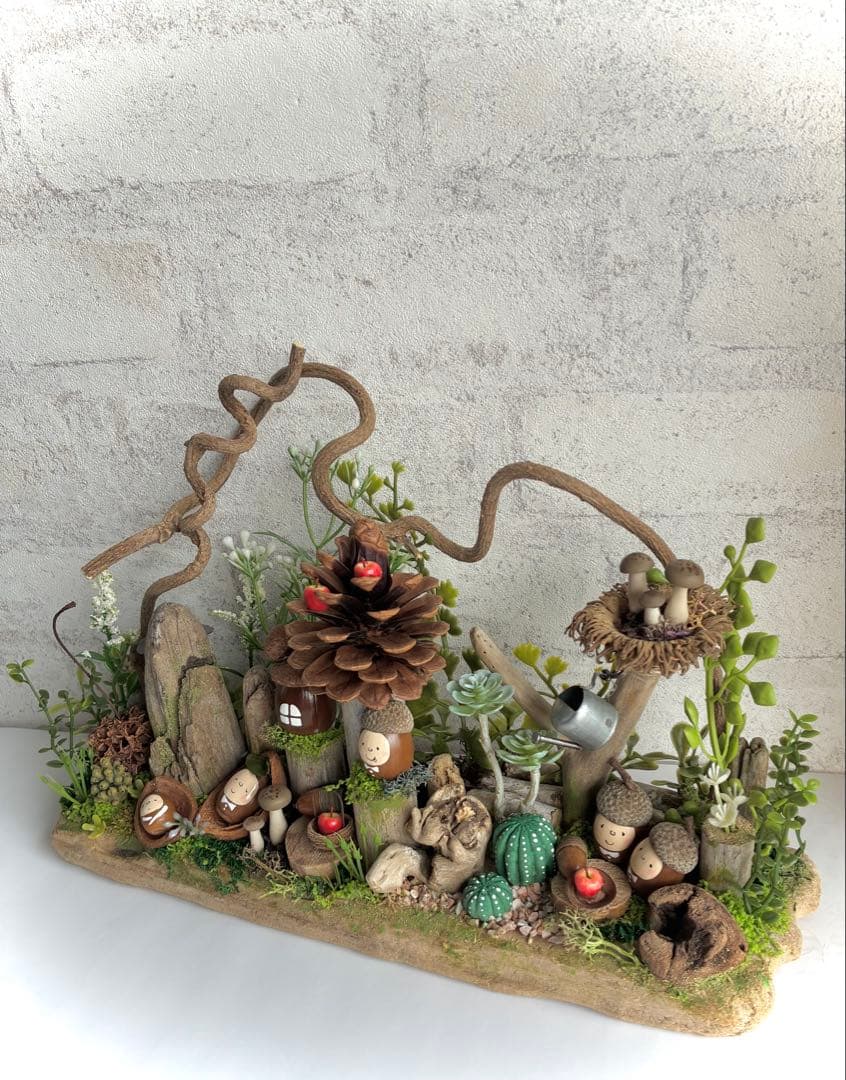 流木置物⭐︎大サイズ⭐︎どんぐりアート