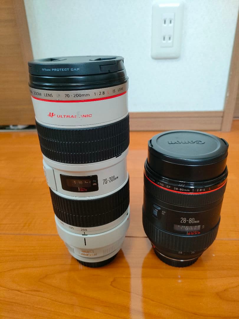 2本セットEF70-200F2.8LISUSM+EF28-80 F2.8-4L