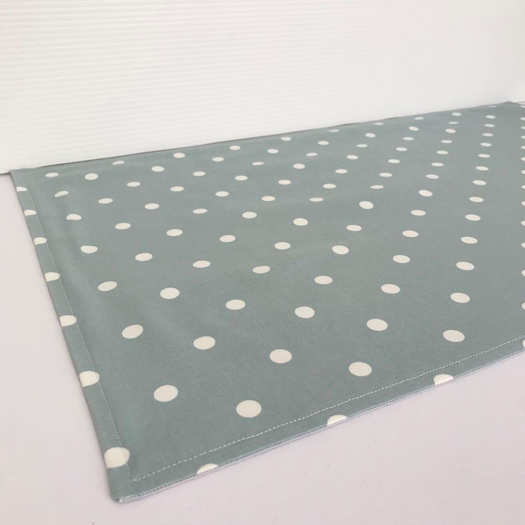 ※まりっぺ様　確認用　ランチョンマット　35×55 くすみブルードット　給食袋