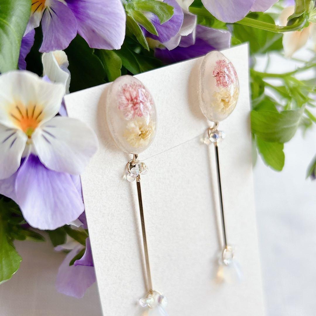 No.14 ハンドメイドアクセサリー　ハンドメイド　イヤリング