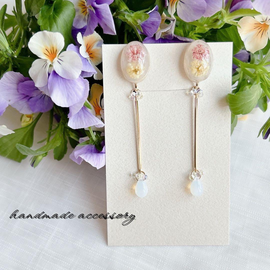 No.14 ハンドメイドアクセサリー　ハンドメイド　イヤリング