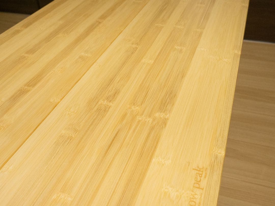 【美品】スノーピークLV-100T ワンアクションローテーブル竹