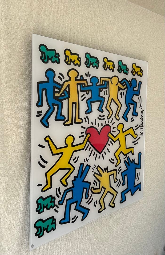 ［キースヘリング（Keith Haring）］アクリルアート　壁掛け用