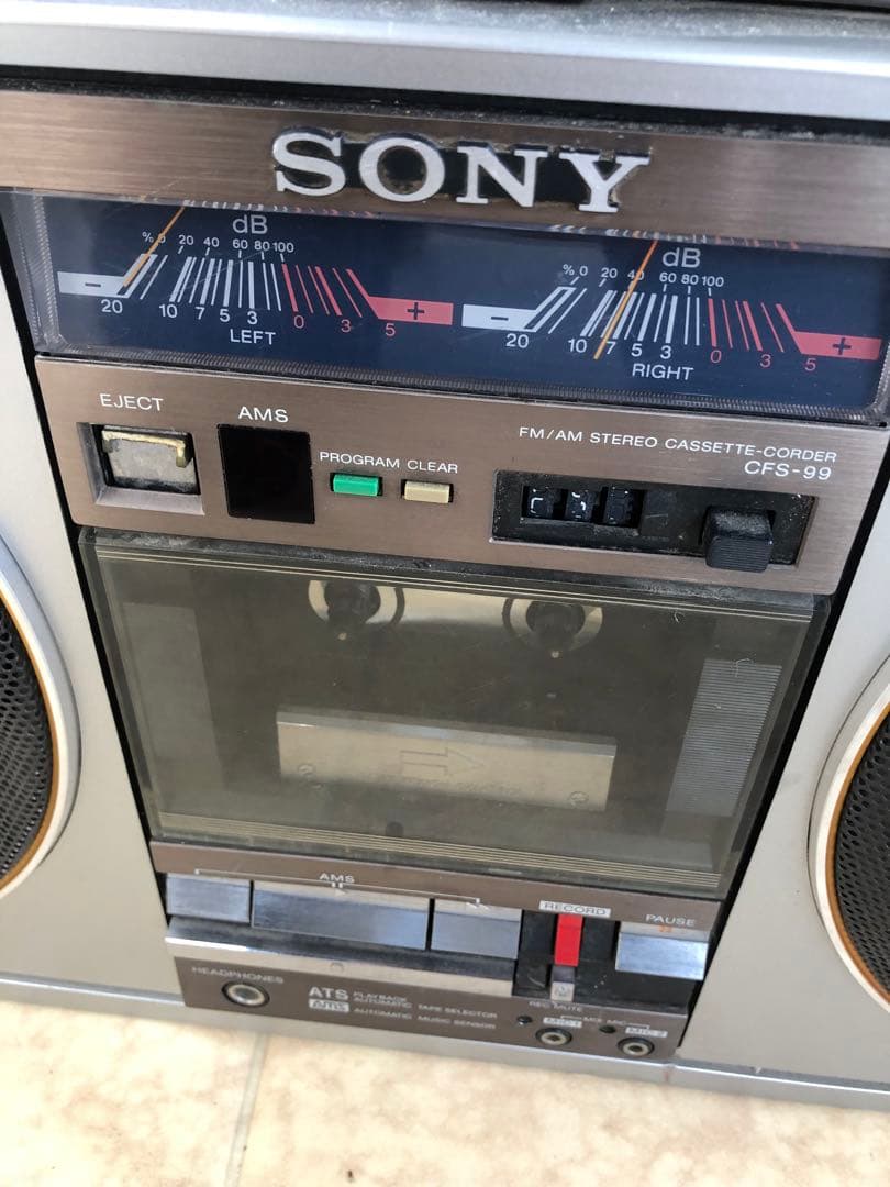ソニー FM/AMラジカセ CFS-99 動作訳あり(G88)
