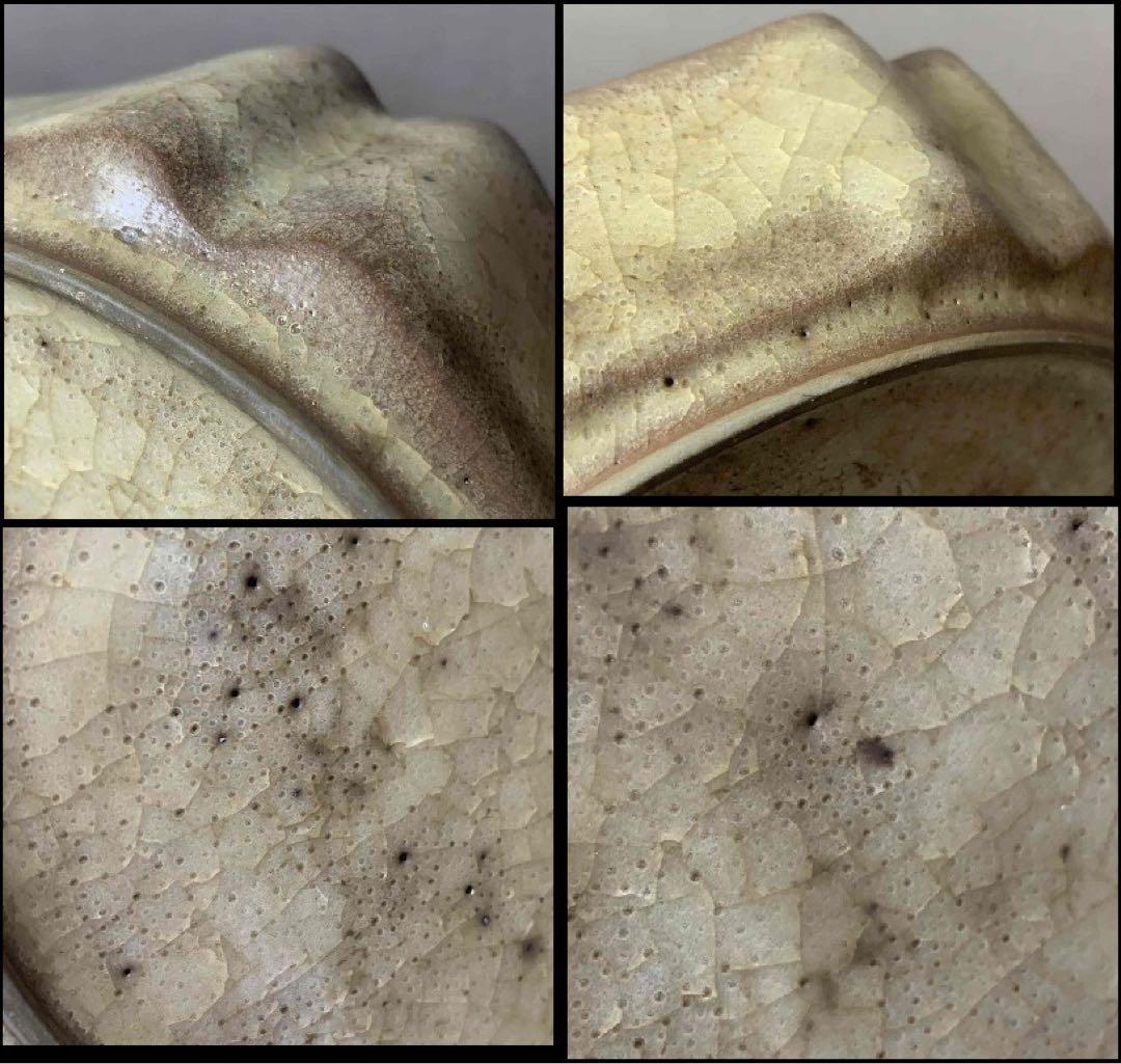 中国 六角輪花盤　f2250202