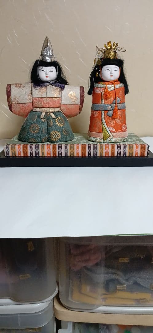 送料込み　伝統的　雛人形　2体セット