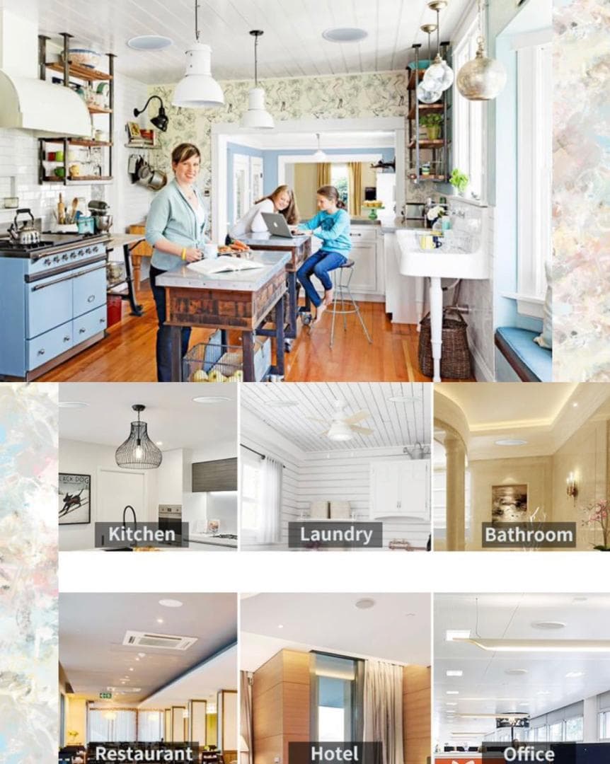 ❤スタイリッシュでお洒落なカフェ仕様❣埋込み型☆天井スピーカー♪❤