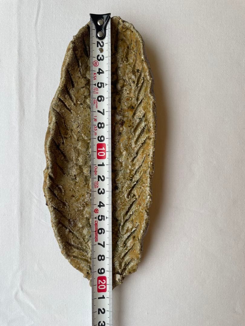 國吉清尚 作　白土　葉皿