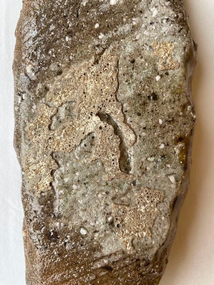 國吉清尚 作　白土　葉皿