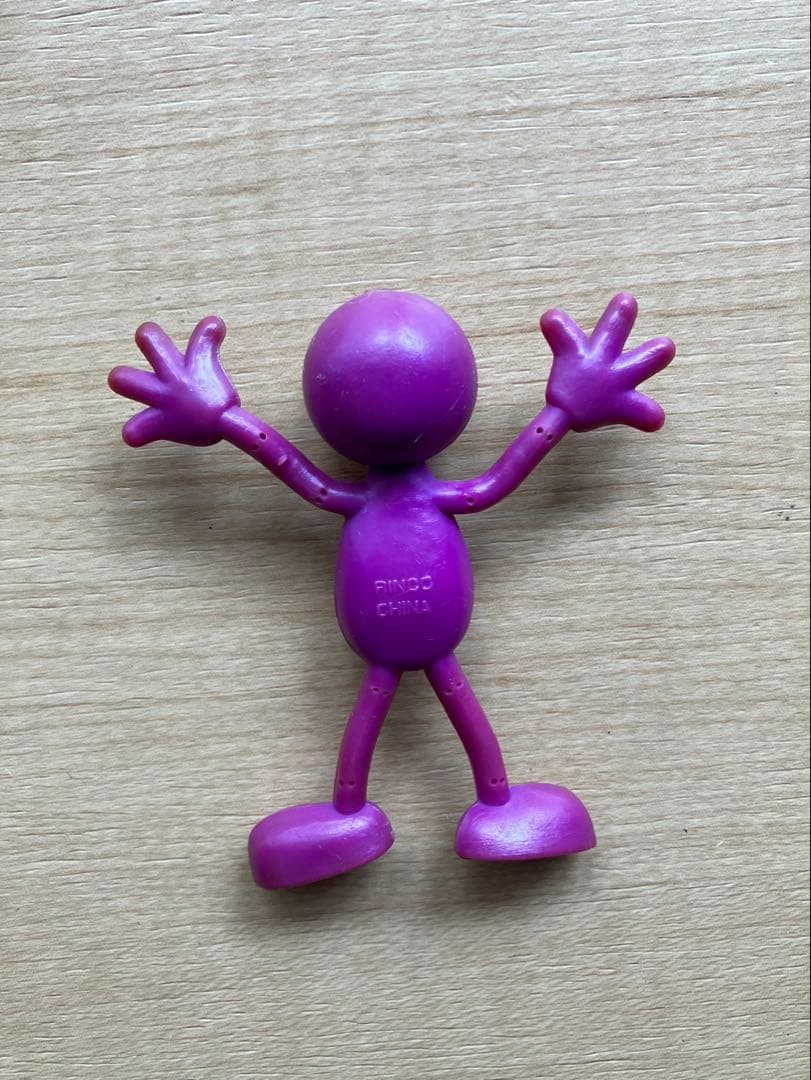 平成レトロ＊希少品RINCOベンダブルフィギュア スマイリーフェイス 6体セット