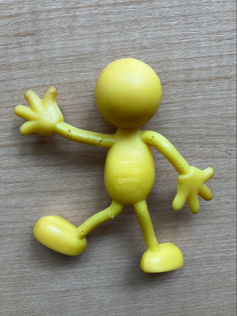 平成レトロ＊希少品RINCOベンダブルフィギュア スマイリーフェイス 6体セット