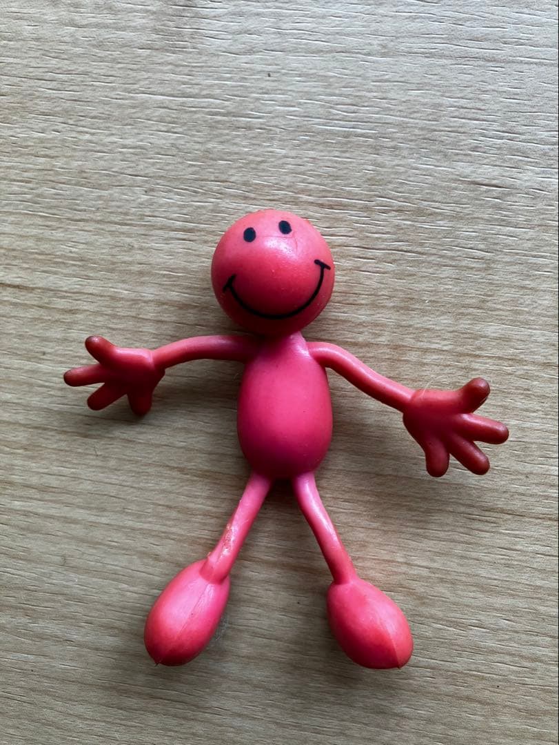 平成レトロ＊希少品RINCOベンダブルフィギュア スマイリーフェイス 6体セット