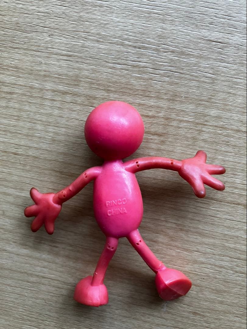 平成レトロ＊希少品RINCOベンダブルフィギュア スマイリーフェイス 6体セット