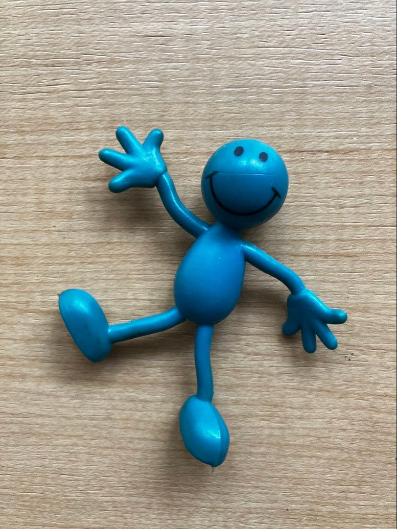 平成レトロ＊希少品RINCOベンダブルフィギュア スマイリーフェイス 6体セット