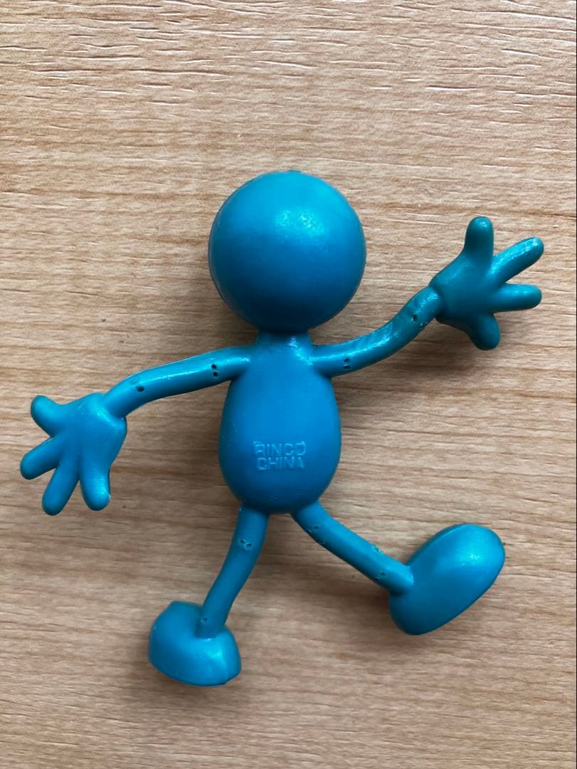 平成レトロ＊希少品RINCOベンダブルフィギュア スマイリーフェイス 6体セット