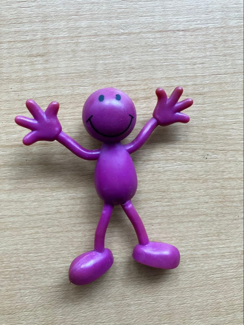 平成レトロ＊希少品RINCOベンダブルフィギュア スマイリーフェイス 6体セット