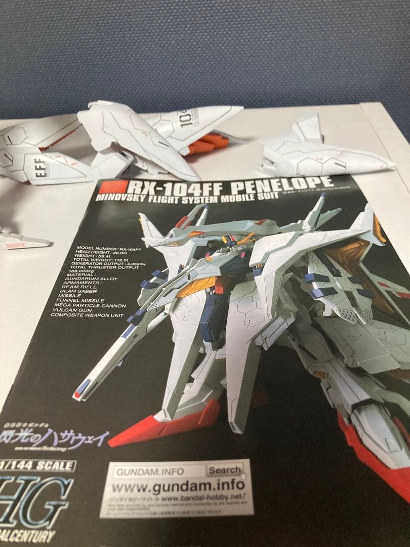 HG クスィーガンダム　 HG ペーネロペー　塗装品