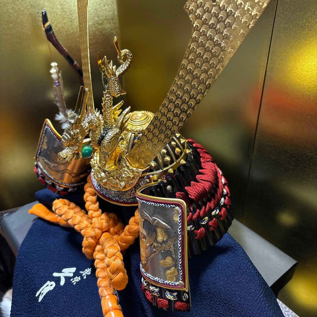 東京久月　五月人形 武士の兜と刀