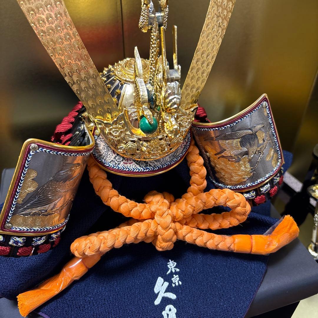 東京久月　五月人形 武士の兜と刀