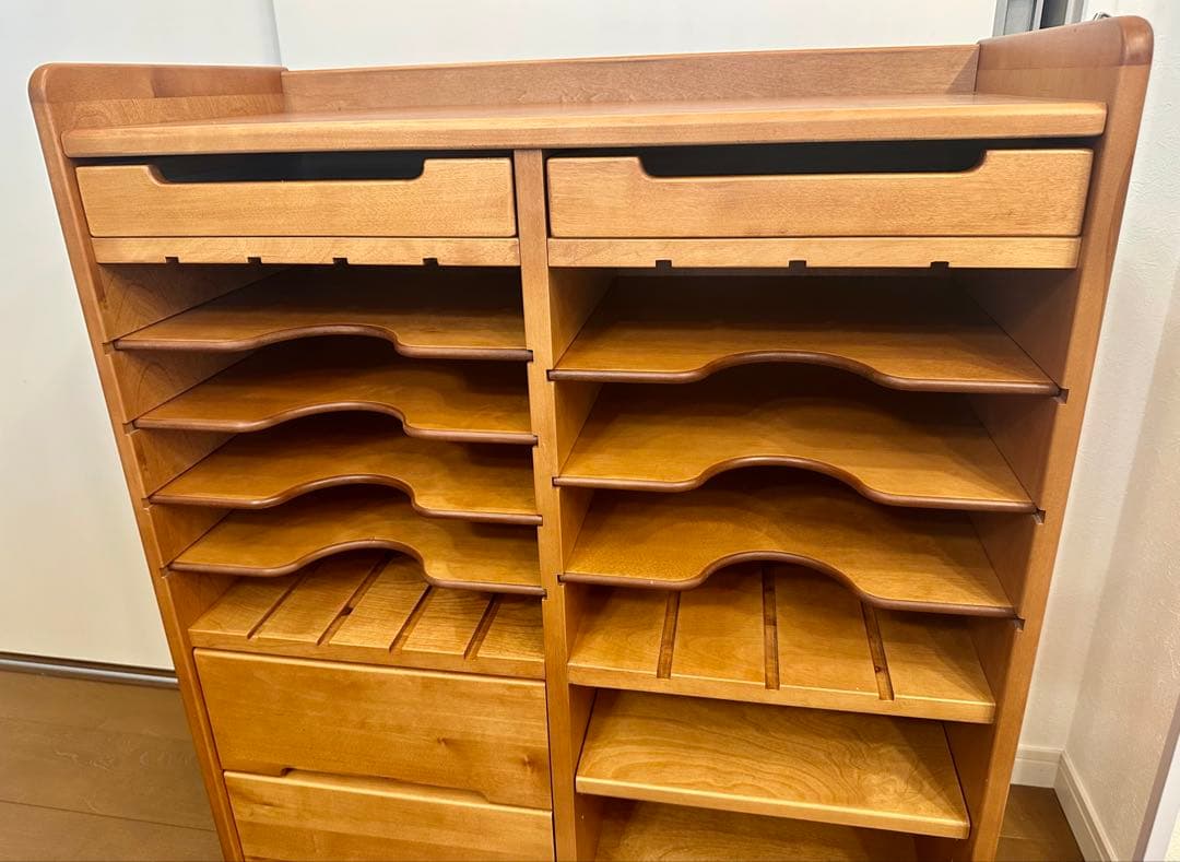 起立木工製 樺材ランドセルラック 使用感極小