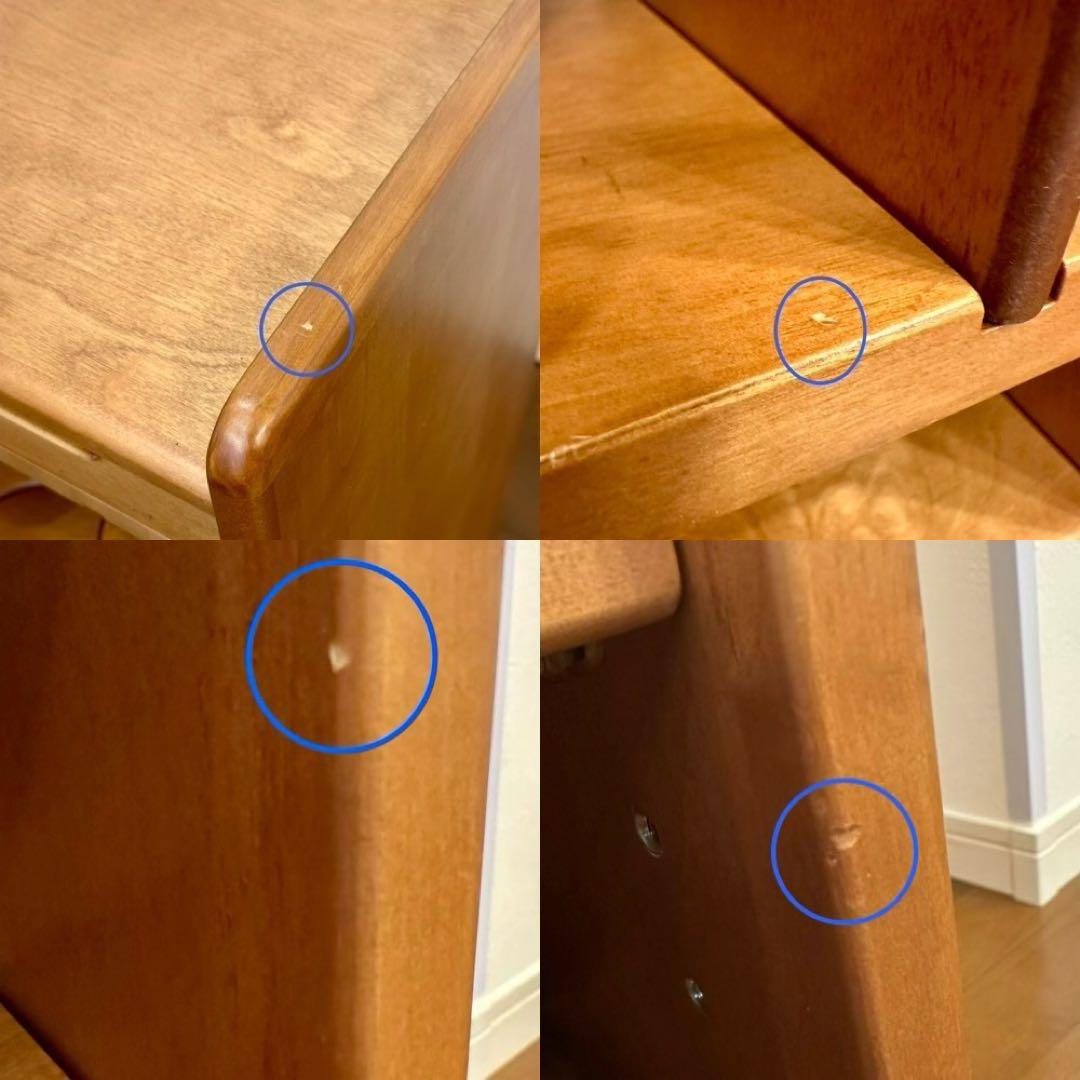 起立木工製 樺材ランドセルラック 使用感極小