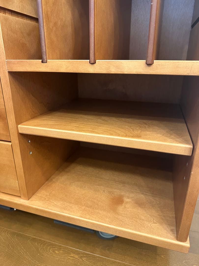 起立木工製 樺材ランドセルラック 使用感極小